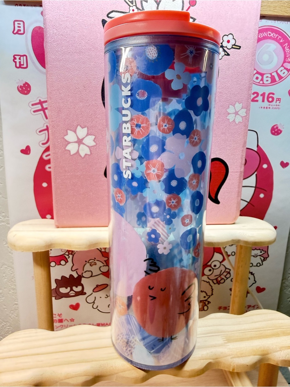 Starbucks 2020 Easter Spring Cold Cup Tumbler Bunny Pink Chick 16 Oz NWT
